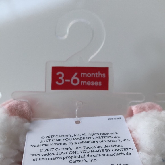 Carter’s Pink Dragon Slippers 3-6mo - Picture 5 of 5